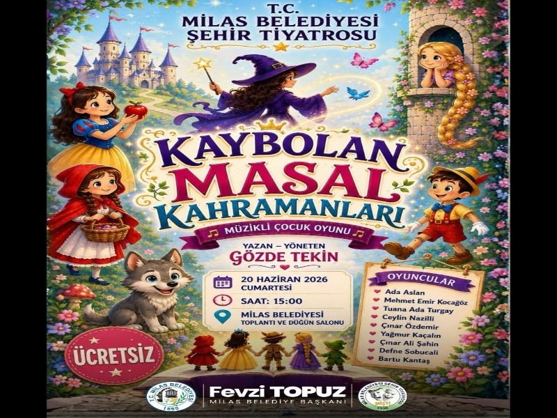 HAFTA SONU ÇOCUKLAR TİYATROYA DOYACAK