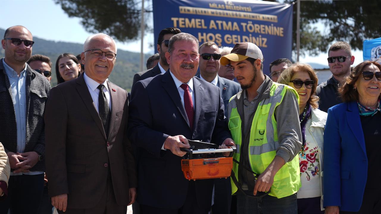 FEN İŞLERİ MÜDÜRLÜĞÜ BİNASININ TEMELİ TÖRENLE ATILDI