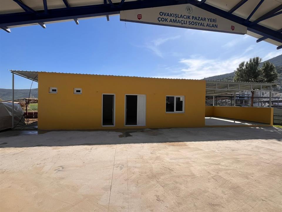 ÇOK AMAÇLI SOSYAL ALANLARA ESTETİK DOKUNUŞLAR YAPILIYOR