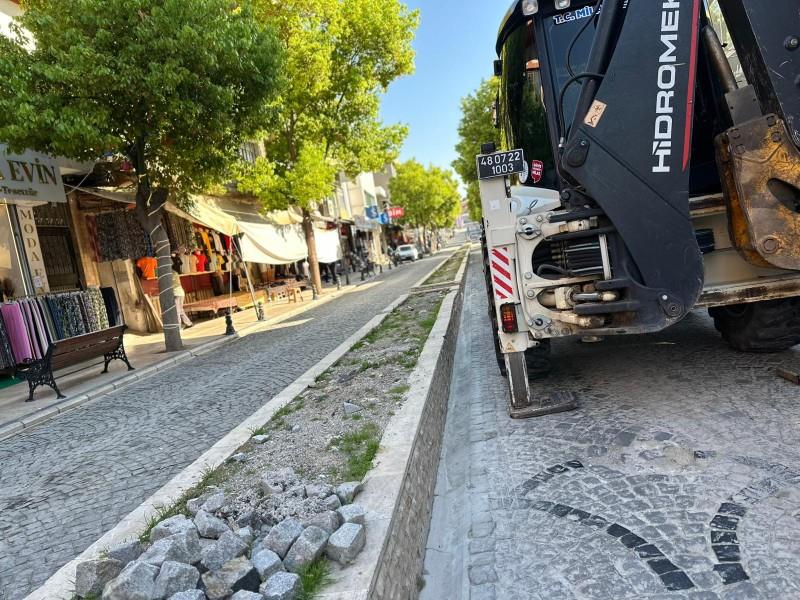 MENTEŞE CADDESİ’NDE ÇALIŞMALAR BAŞLADI